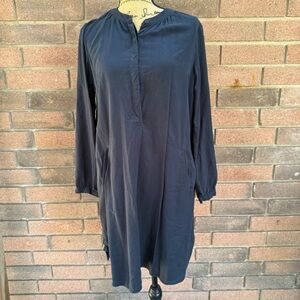 Thought for Threads Long sleeve  T-shirt Navy Dress Size 10